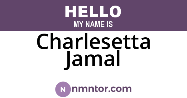 Charlesetta Jamal