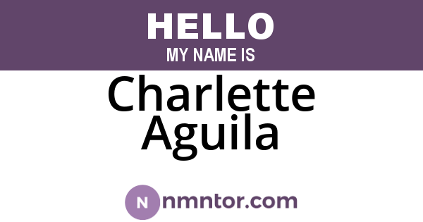 Charlette Aguila