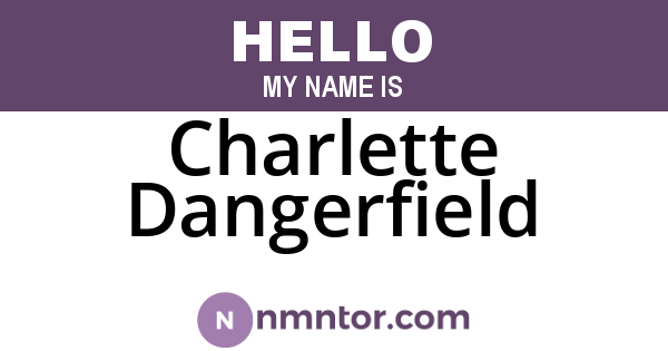 Charlette Dangerfield