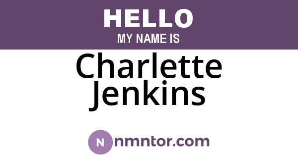 Charlette Jenkins