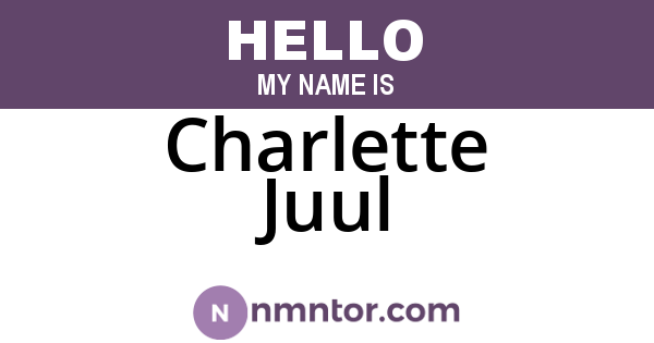 Charlette Juul