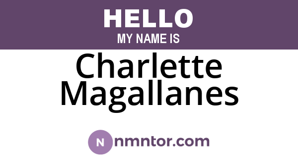 Charlette Magallanes