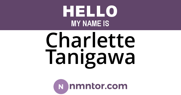 Charlette Tanigawa