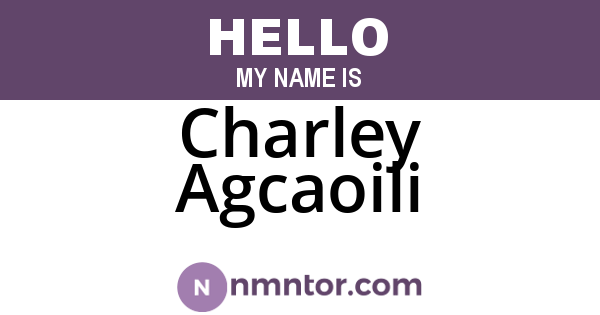Charley Agcaoili