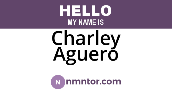 Charley Aguero