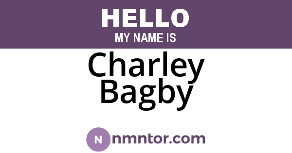 Charley Bagby