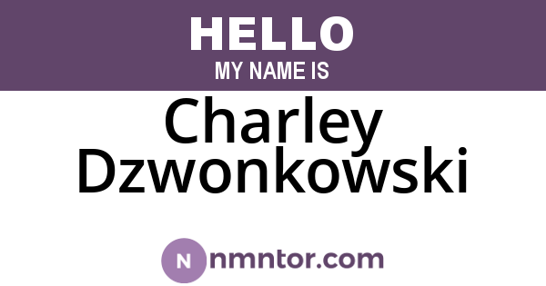 Charley Dzwonkowski