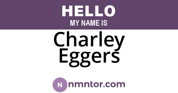 Charley Eggers