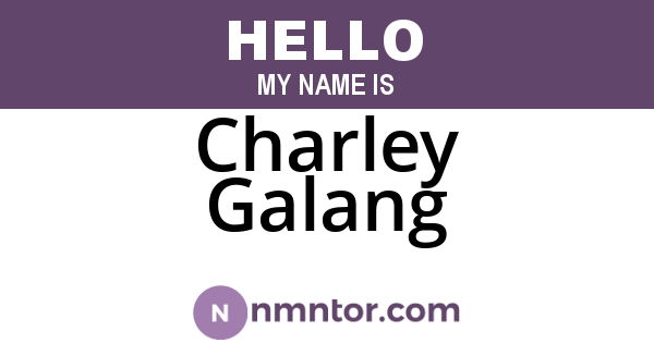 Charley Galang