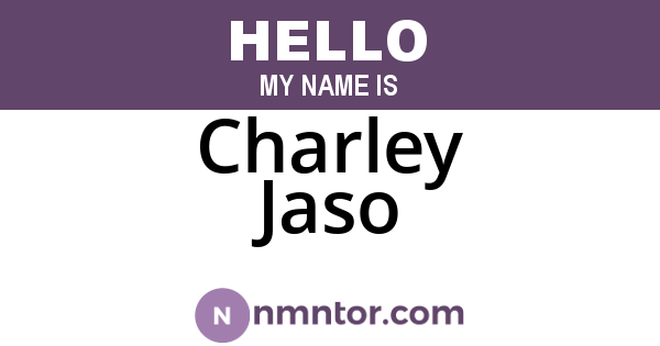 Charley Jaso