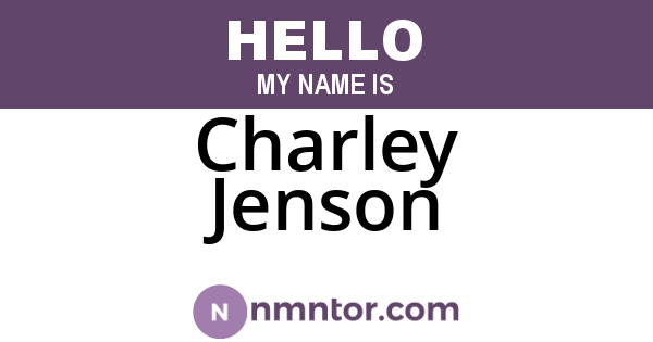Charley Jenson
