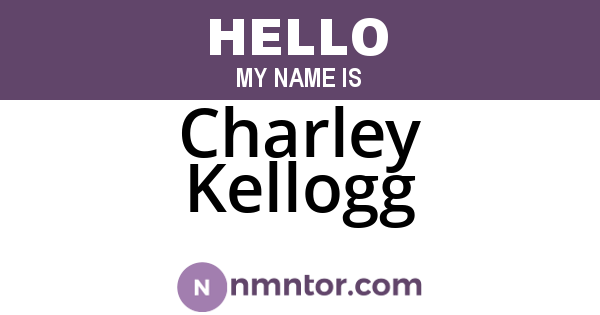 Charley Kellogg