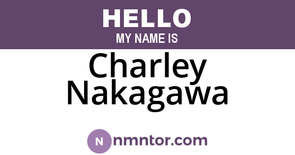 Charley Nakagawa