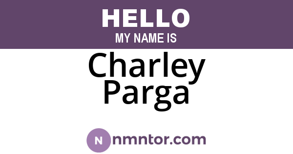 Charley Parga