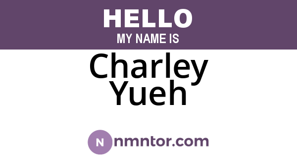 Charley Yueh
