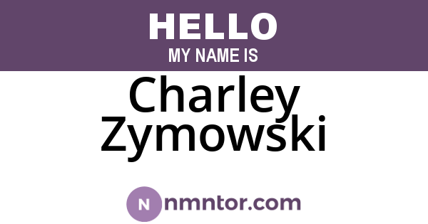 Charley Zymowski