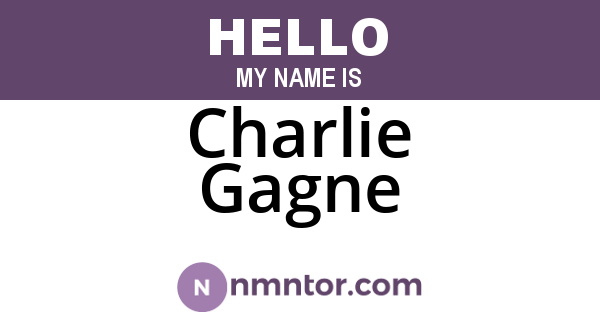 Charlie Gagne