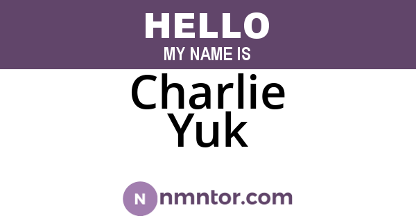 Charlie Yuk