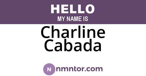 Charline Cabada