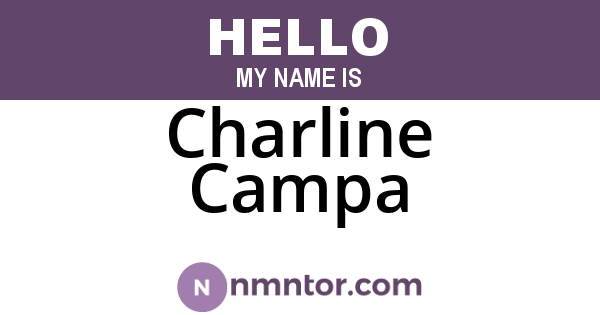Charline Campa