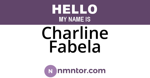 Charline Fabela