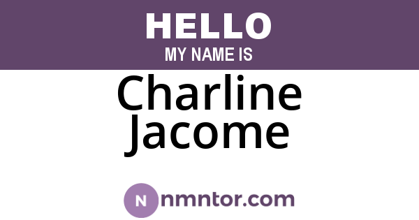 Charline Jacome