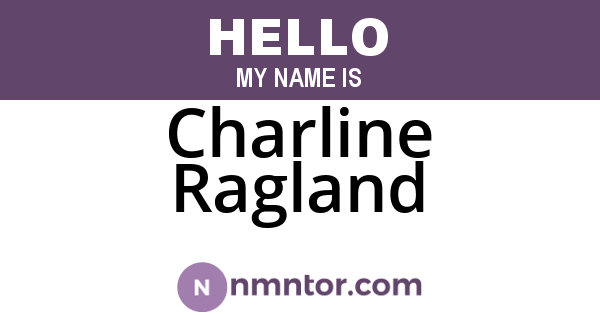 Charline Ragland