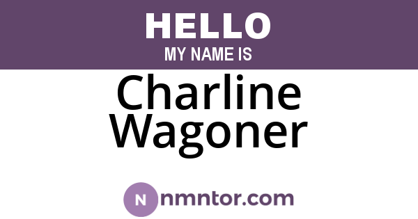 Charline Wagoner