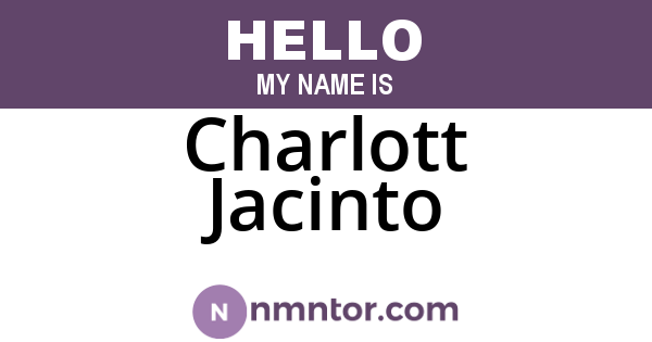 Charlott Jacinto