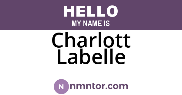 Charlott Labelle