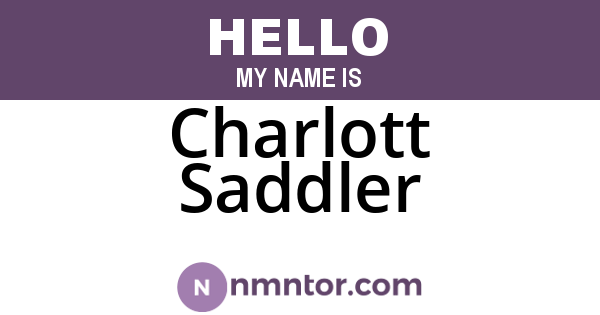Charlott Saddler
