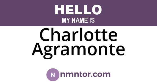 Charlotte Agramonte