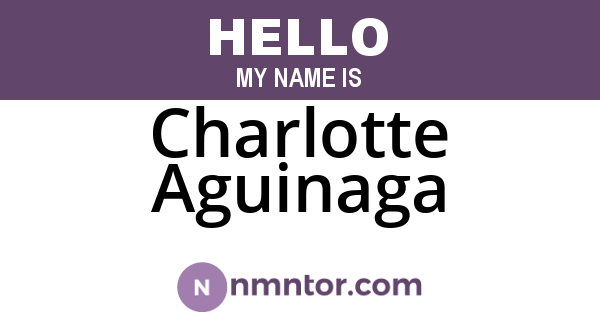 Charlotte Aguinaga