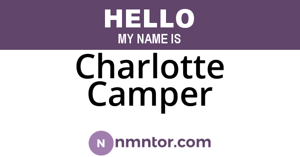 Charlotte Camper