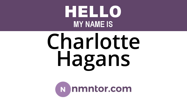Charlotte Hagans