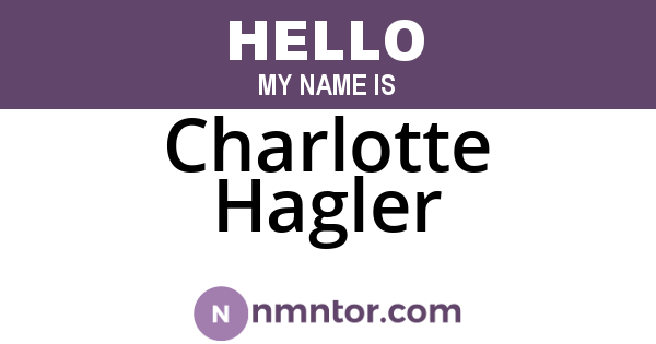 Charlotte Hagler