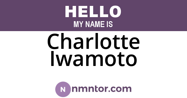 Charlotte Iwamoto