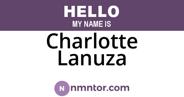 Charlotte Lanuza