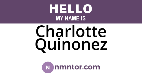 Charlotte Quinonez