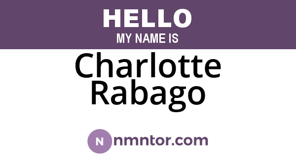 Charlotte Rabago