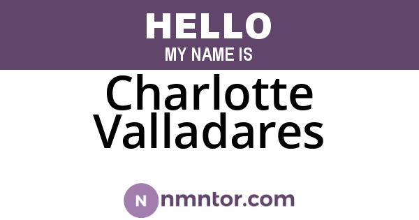Charlotte Valladares