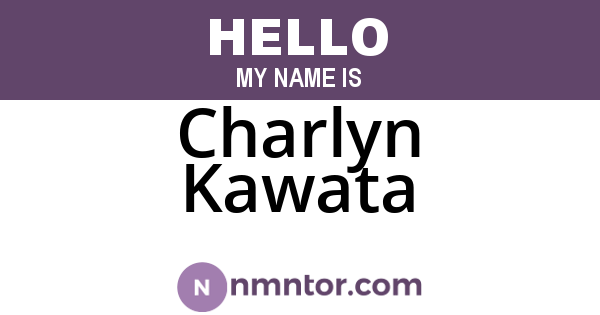 Charlyn Kawata