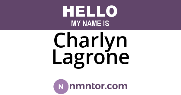 Charlyn Lagrone