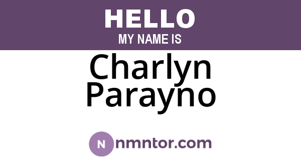 Charlyn Parayno