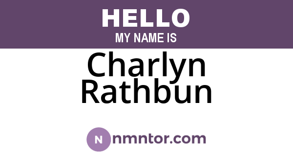 Charlyn Rathbun