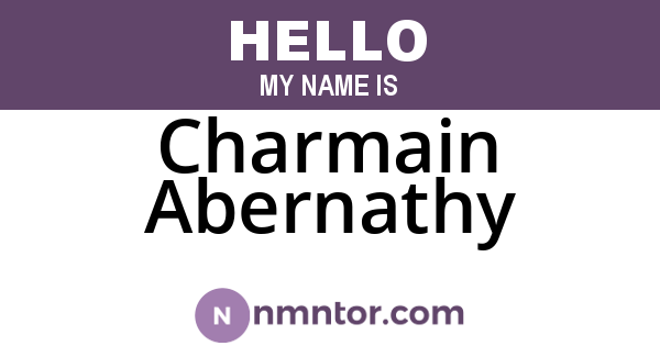 Charmain Abernathy