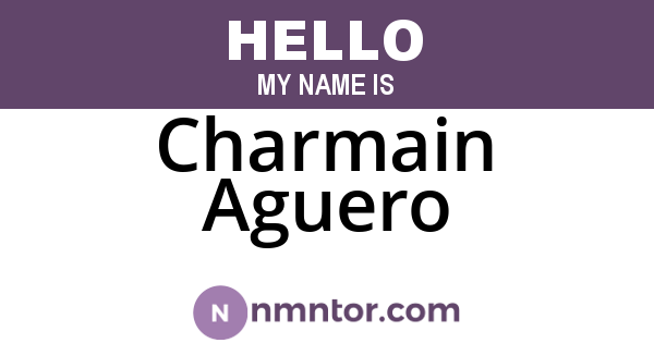 Charmain Aguero