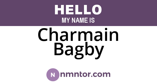 Charmain Bagby