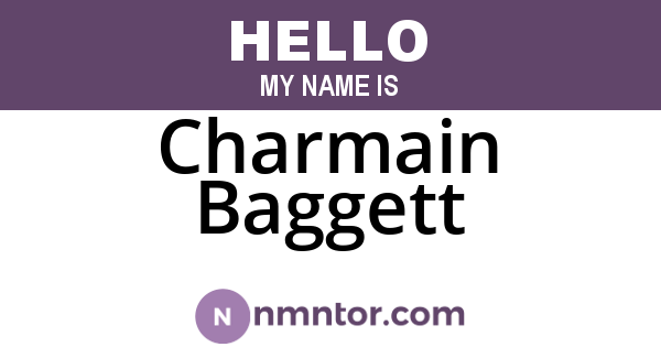 Charmain Baggett