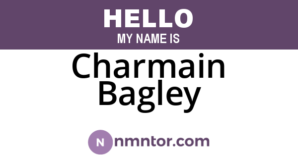 Charmain Bagley